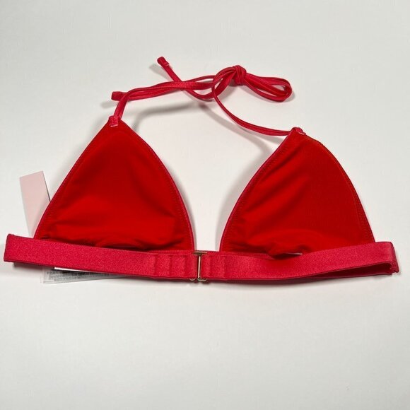 Victoria Secret Small S Shine Strap Triangle Bikini Top Bottom Set LOGO Pink - Picture 9 of 14